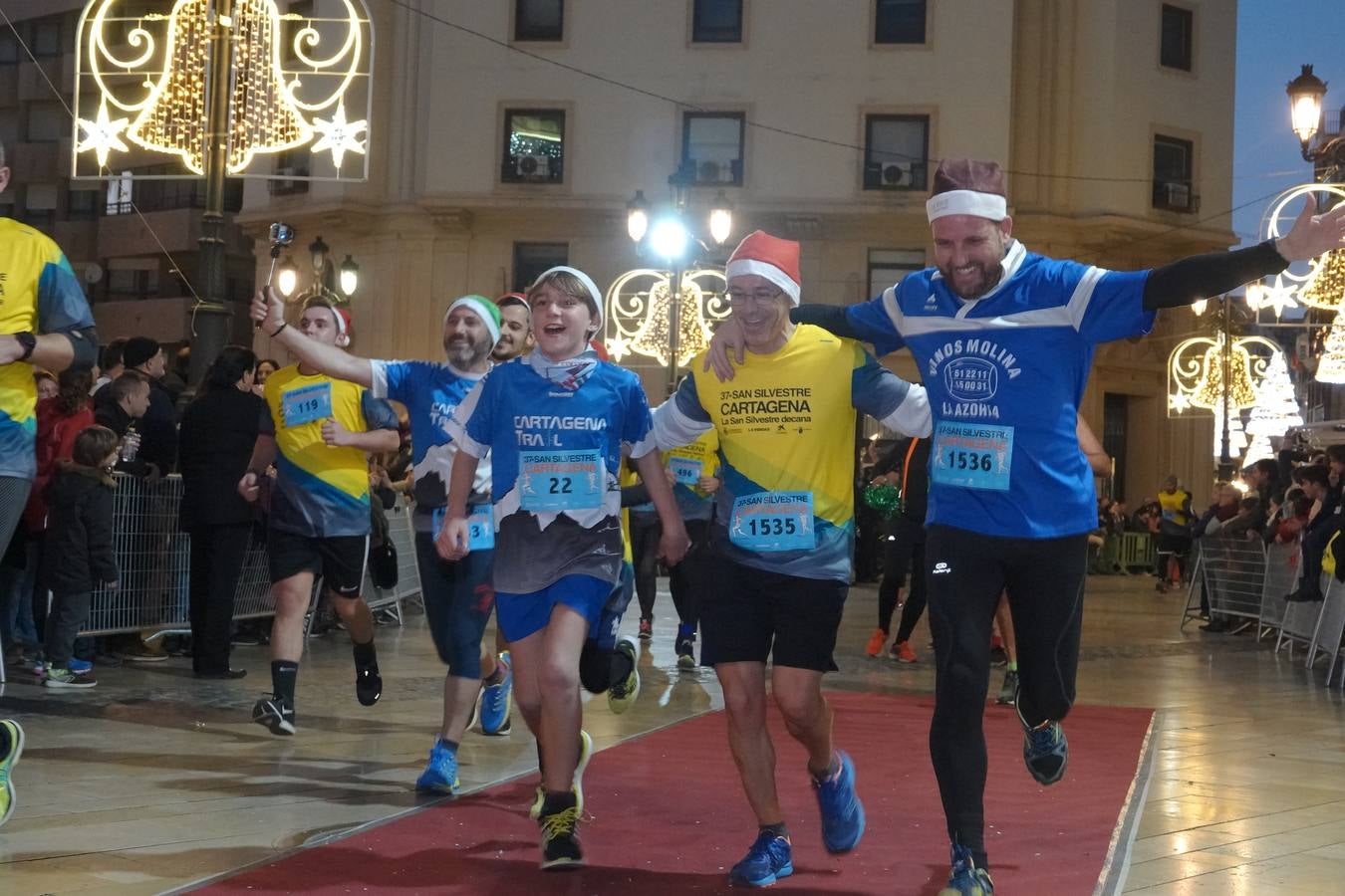 La San Silvestre de Cartagena 2018 reunió a 2.500 corredores.