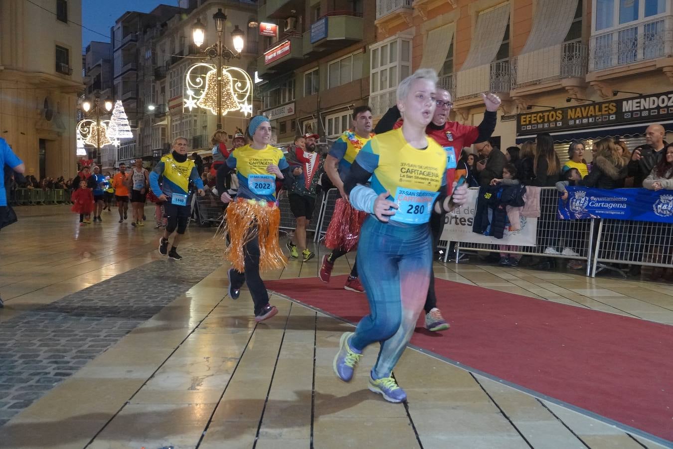 La San Silvestre de Cartagena 2018 reunió a 2.500 corredores.