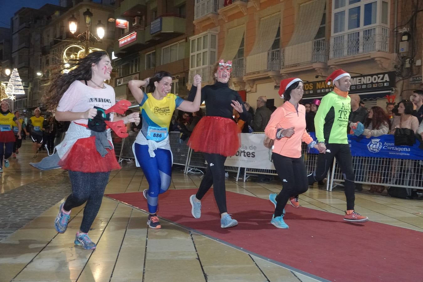 La San Silvestre de Cartagena 2018 reunió a 2.500 corredores.