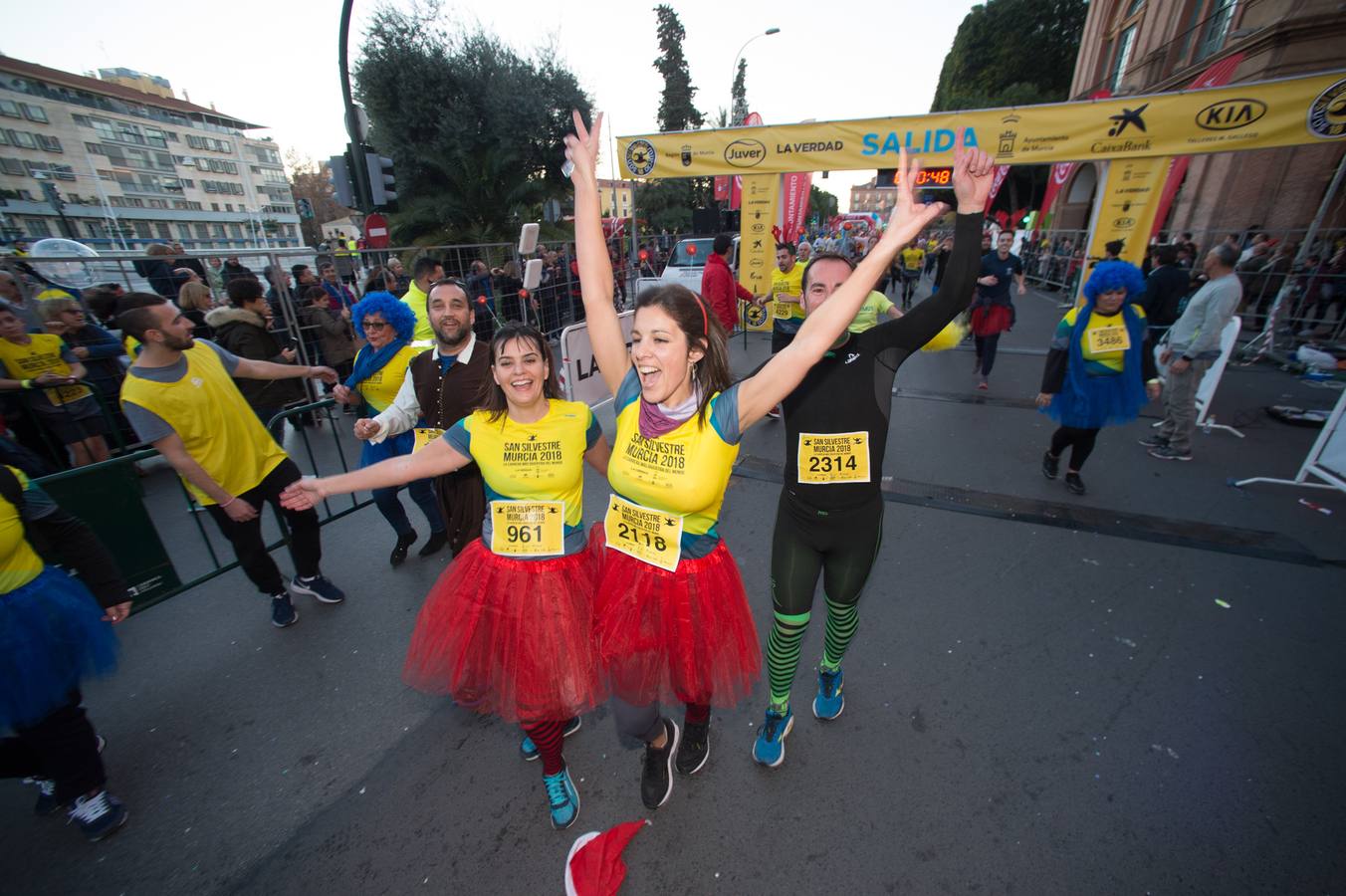 Sergio Fernández y Paloma Sánchez se imponen en la San Silvestre de Murcia