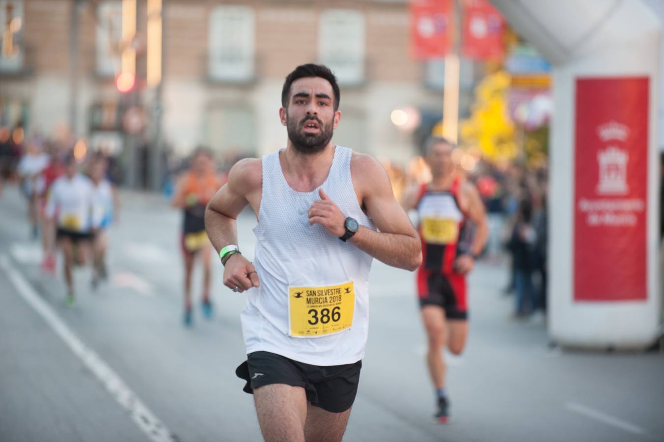 Sergio Fernández y Paloma Sánchez se imponen en la San Silvestre de Murcia