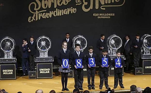 Las terminaciones más premiadas de la Lotería del Niño