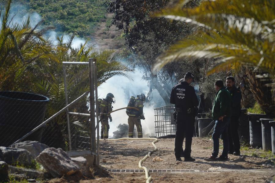 El fuego se produjo por la quema incontrolada de rastrojos en las instalaciones por parte de varios empleados.