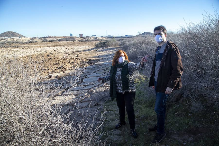 Así lo anunció Cartagena Sí Se Puede tras las labores del Gobierno regional y del Ayuntamiento en estos terrenos contaminados