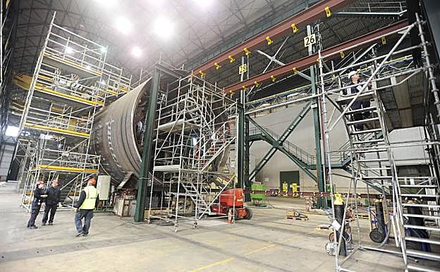 Instalaciones del astillero de Navantia en Cartagena, en una fotografía de archivo.