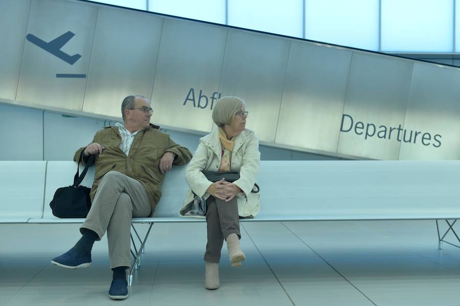 El primer avión en tocar tierra llegó con 25 minutos de antelación tras completar un vuelo sin incidentes