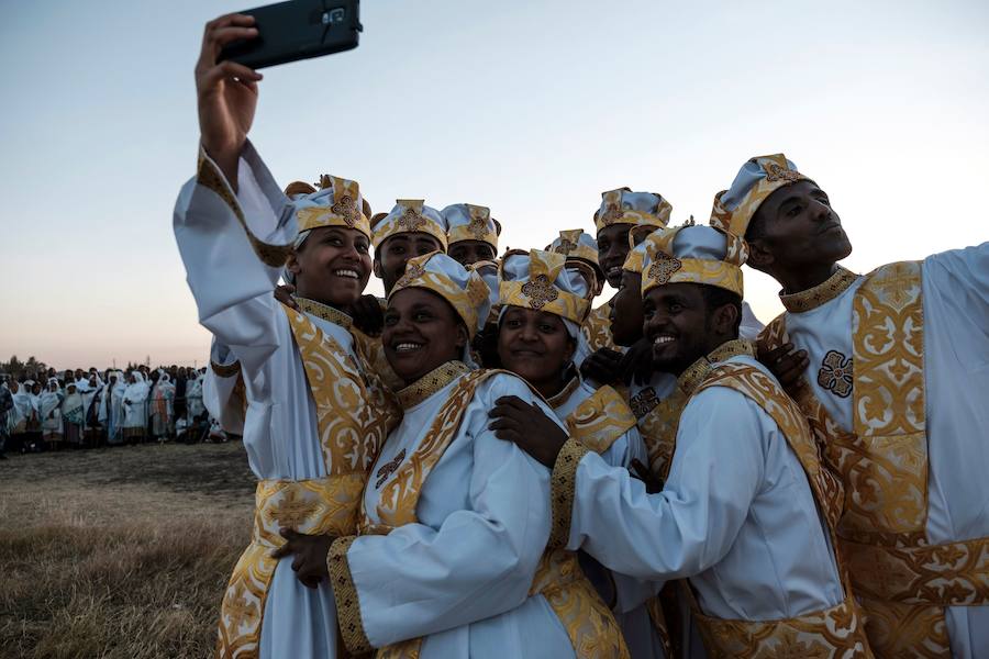 Timkat es el festival cristiano ortodoxo etíope que celebra el bautismo de Jesús en el río Jordán.