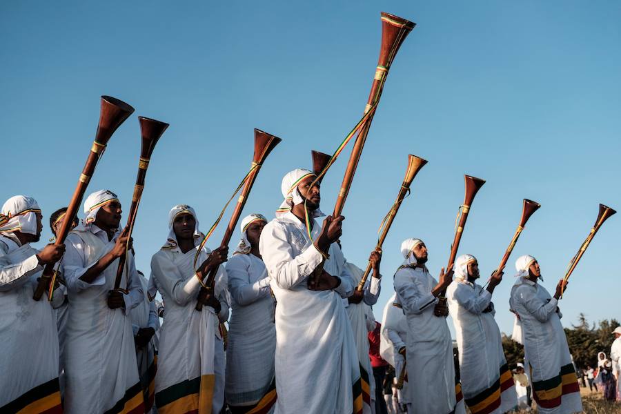 Timkat es el festival cristiano ortodoxo etíope que celebra el bautismo de Jesús en el río Jordán.