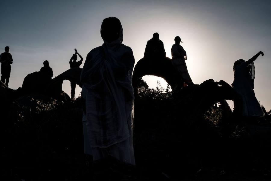 Timkat es el festival cristiano ortodoxo etíope que celebra el bautismo de Jesús en el río Jordán.