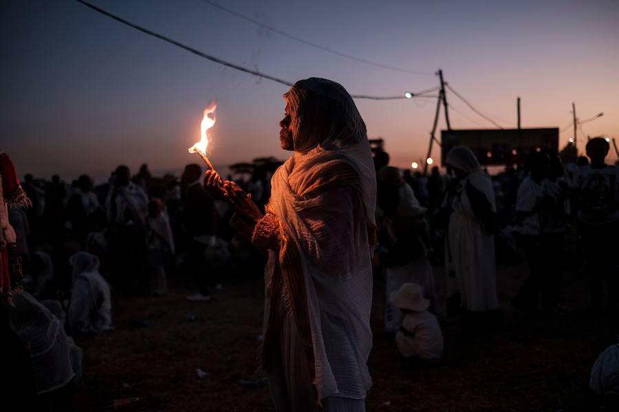 Timkat es el festival cristiano ortodoxo etíope que celebra el bautismo de Jesús en el río Jordán.