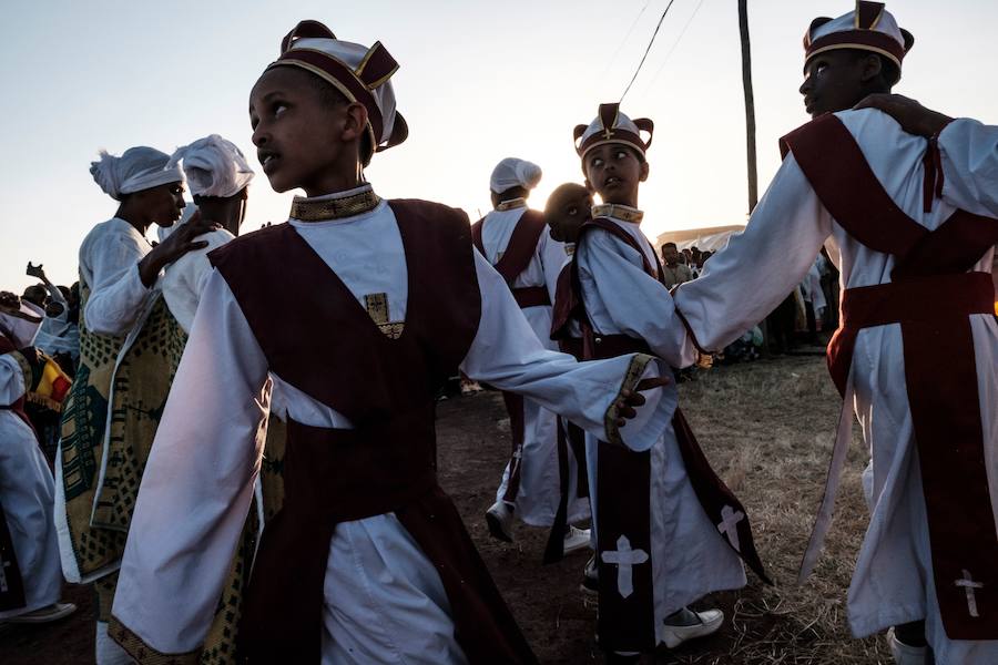 Timkat es el festival cristiano ortodoxo etíope que celebra el bautismo de Jesús en el río Jordán.