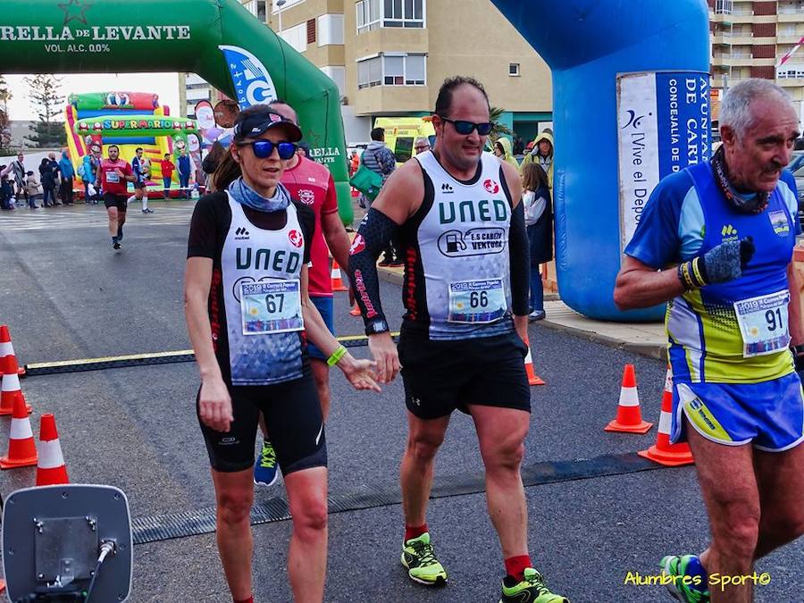 El corredormdel UCAM Cartagena se lleva la II Carrera Popular Virgen del Mar con un tiempo de 24.27 minutos, por los 28.10 para su compañera de club