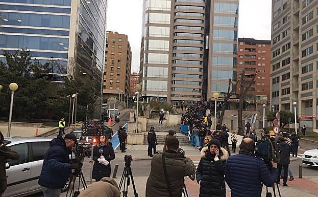 Enorme expectación ante la llegada de Cristiano.