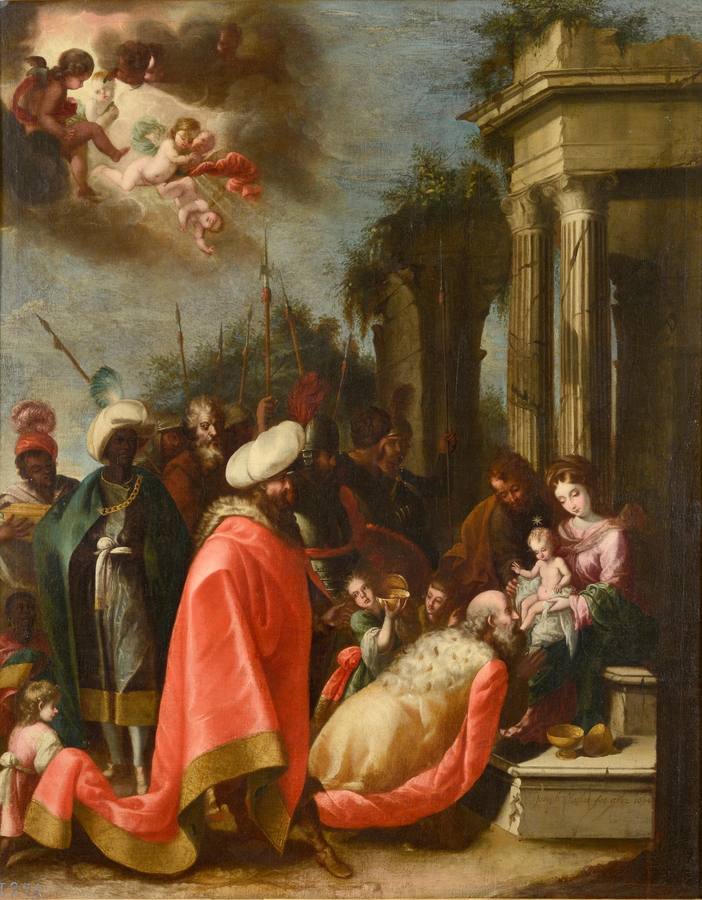 ‘Adoración de los Reyes Magos’.