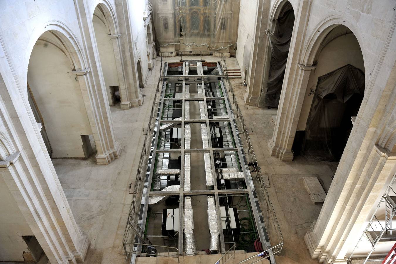 El impulso definitivo a la restauración de la iglesia renacentista, Monumento Nacional desde 1931, permitirá antes del verano disponer de un gran espacio polivalente que podrá ser utilizado, además de como sala de exposiciones, para conciertos, congresos y actos de representación.