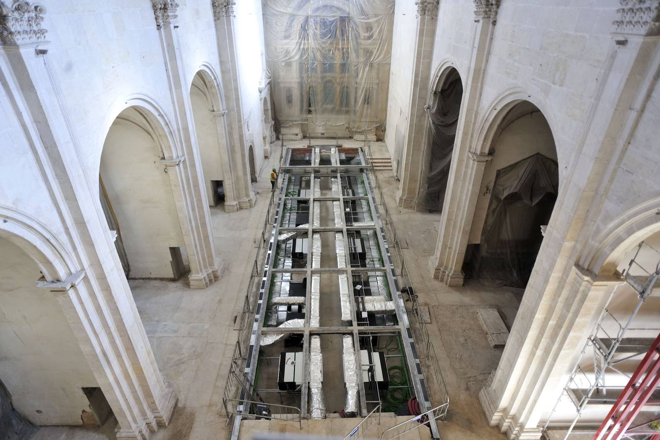 El impulso definitivo a la restauración de la iglesia renacentista, Monumento Nacional desde 1931, permitirá antes del verano disponer de un gran espacio polivalente que podrá ser utilizado, además de como sala de exposiciones, para conciertos, congresos y actos de representación.