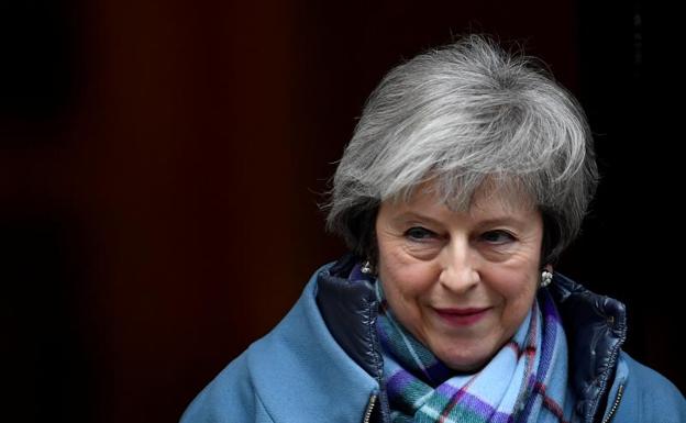 La primera ministra británica, Theresa May. 