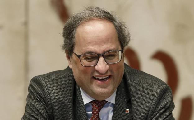 El presidente de la Generalitat, Quim Torra. 