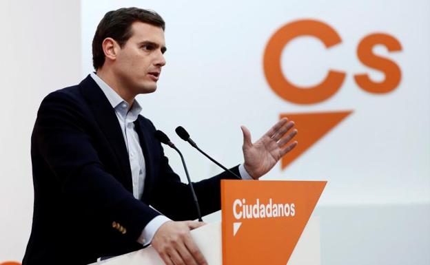 Albert Rivera, líder de Ciudadanos. 