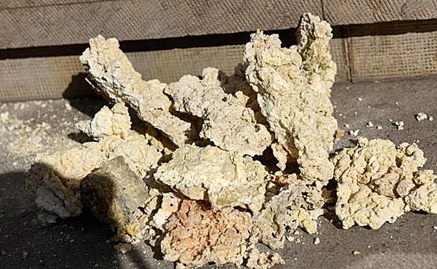 Suelo contaminado procedente de la Sierra Minera. 