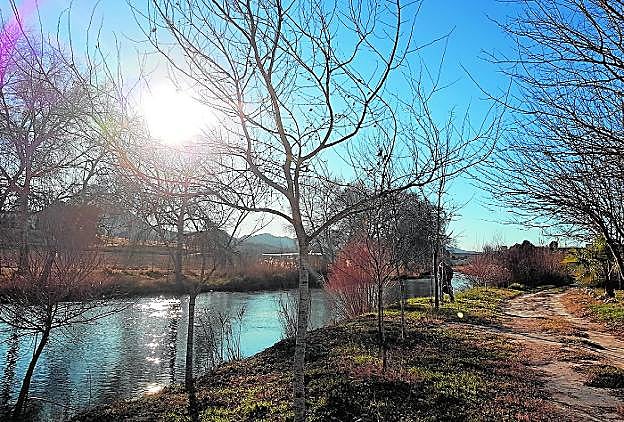 Paraje de El Horno, en Cieza, restaurado gracias a la implicación de la familia Brunton. 