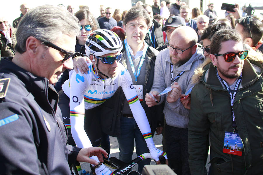 El muleño Luis León Sánchez terminó en tercera posición y el campeón del mundo, Alejandro Valverde, no pudo subirse al podio y cruzó la meta en cuarto lugar