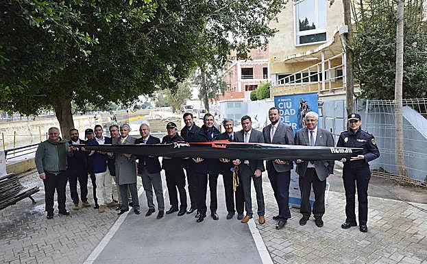 Presentación de la IV Regata Ciudad de Murcia, organizada por 'La Verdad', el Ayuntamiento de Murcia y el Club Murcia Río. 