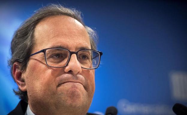 El presidente de la Generalitat, Quim Torra. 