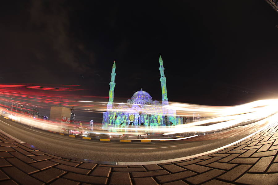 Artistas de todo el mundo se reúnen para celebrar la ciencia, la creatividad y el patrimonio durante el Festival Sharjah Light 2019, que ya está en su noveno año.