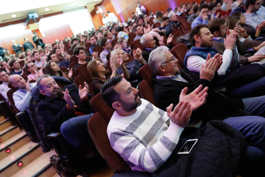 El secretario general del PP, Teodoro García Egea, cerró el acto que reunió a los jóvenes del partido en Murcia