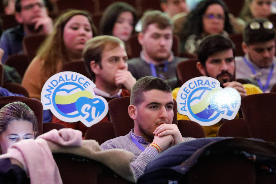 El secretario general del PP, Teodoro García Egea, cerró el acto que reunió a los jóvenes del partido en Murcia