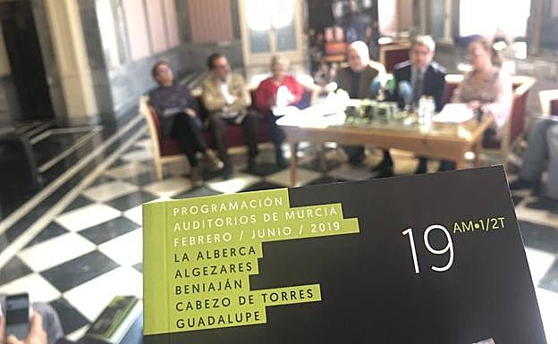Presentación de la programación en los auditorios murcianos hasta junio.