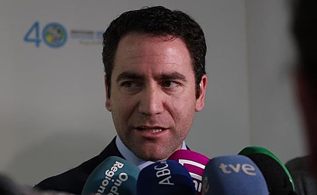 Teodoro García Egea, en declaraciones a 'ABC' tras el Foro del Agua.