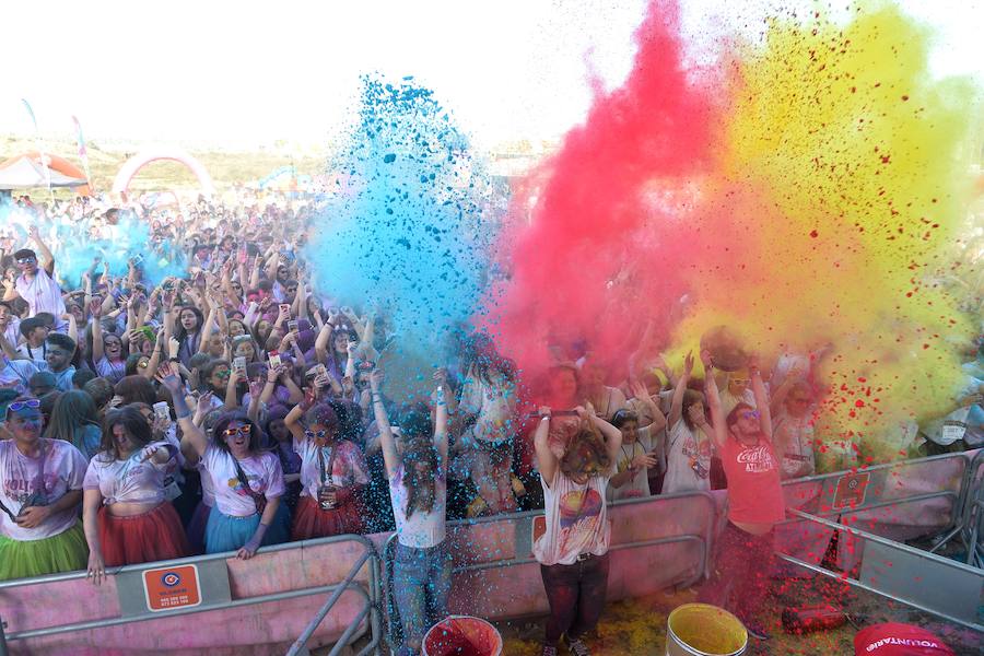 5 kilómetros de polvo de colores en el Cabezo