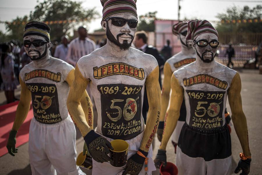 El festival de cine más grande de África celebra su 50 aniversario, impulsado por sus contribuciones a los industria del cine pero eclipsada por problemas de seguridad en el país anfitrión Burkina Faso.