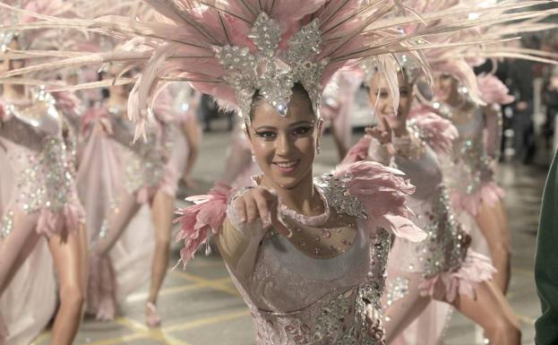 Foto de archivo de un desfile de Carnaval de Águilas. 