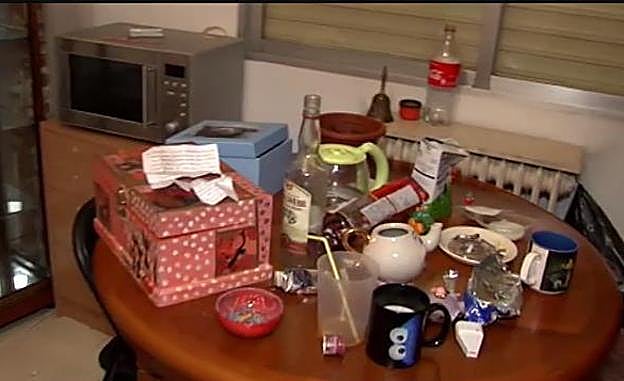 Estado en el que dejaron la vivienda.