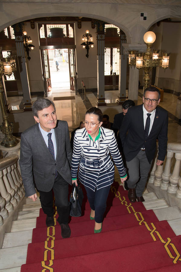 El secretario de Estado de Infraestructuras califica las palabras de López Miras como «una mentira muy grande»