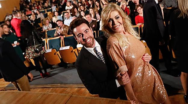 Bibiana Fernández y Fran Sánchez, en el Auditorio. 