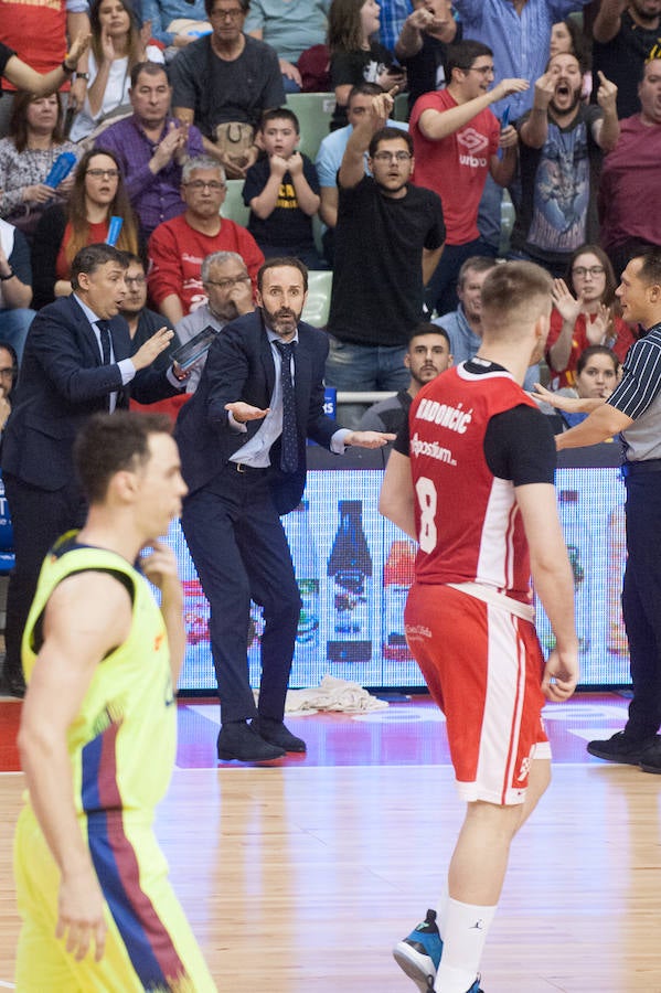 Los de Sito Alonso gana al campeón de la Copa del Rey por un punto en el Palacio de los Deportes