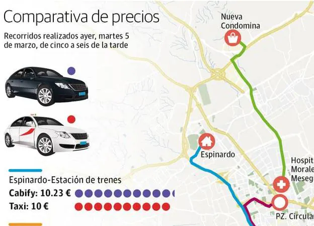 Cabify desembarca por sorpresa en la Región con una flota de quince vehículos