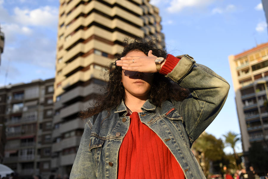 La gran marcha por en el Día Internacional de la Mujer arranca en el centro de Murcia con el recuerdo de la jornada histórica vivida hace ahora un año