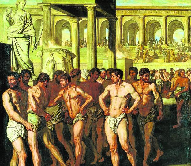 'Soldados romanos en el circo', de Aniello Falcone. 
