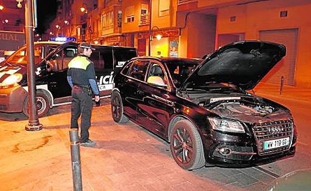 Recuperan un coche de alta gama robado en Francia