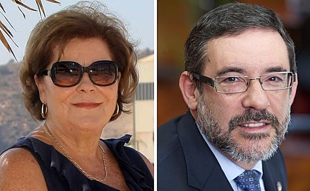 Teresa Rosique y Francisco Jiménez. 