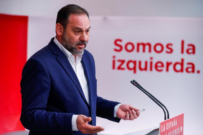 El secretario de Organización del PSOE y ministro de Fomento, José Luis Ábalos. 