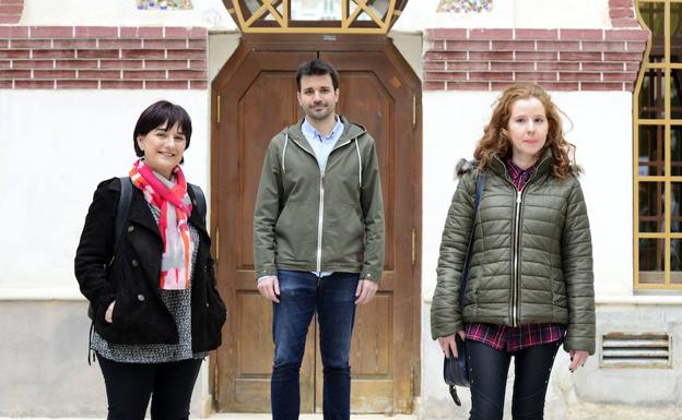 Esther Herguedas, Javier Sánchez, y María Belén Fernández.