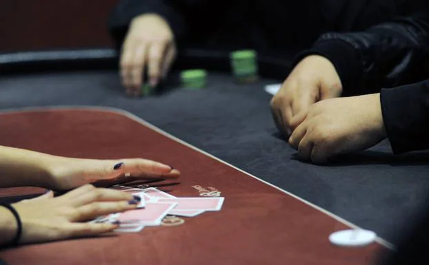 Mesa de póker en el Casino Rincón de Pepe.