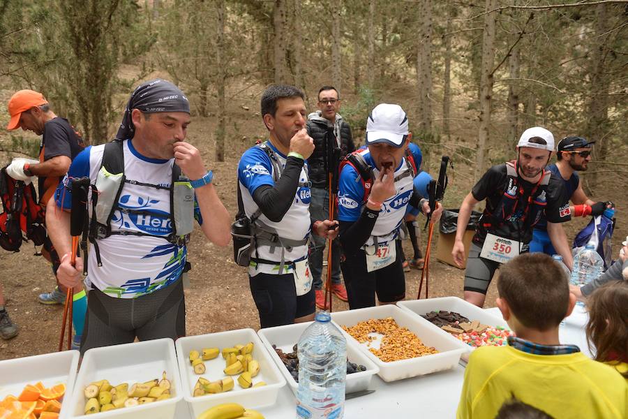 El corredor marroquí asentado en la Region es el más rápido en la prueba de trail running, seguido por el catalán Andreu Simón y el cántabro Borja Fernández