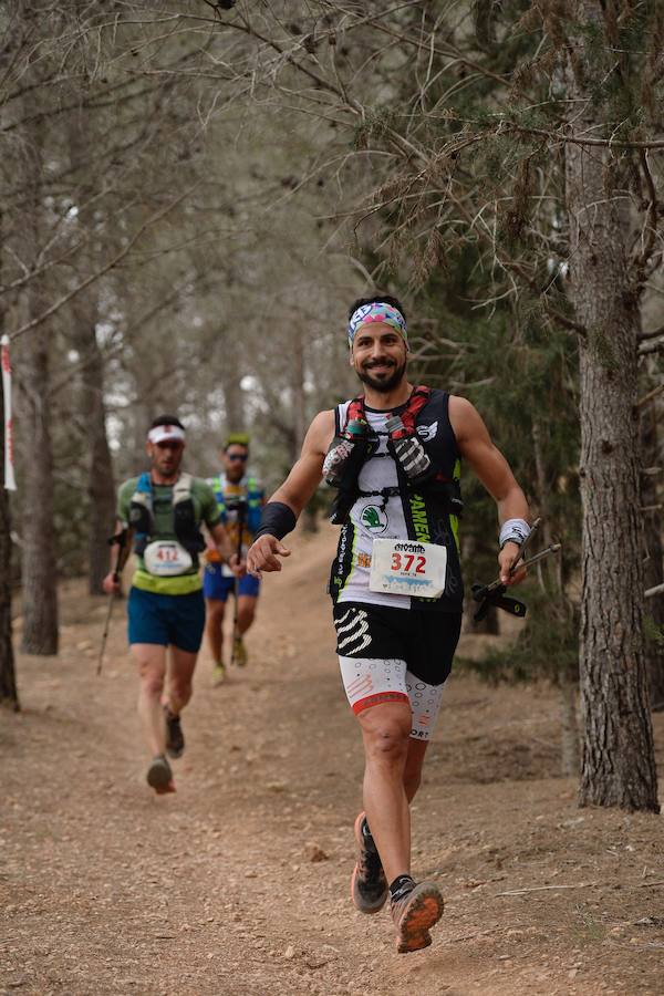 El corredor marroquí asentado en la Region es el más rápido en la prueba de trail running, seguido por el catalán Andreu Simón y el cántabro Borja Fernández